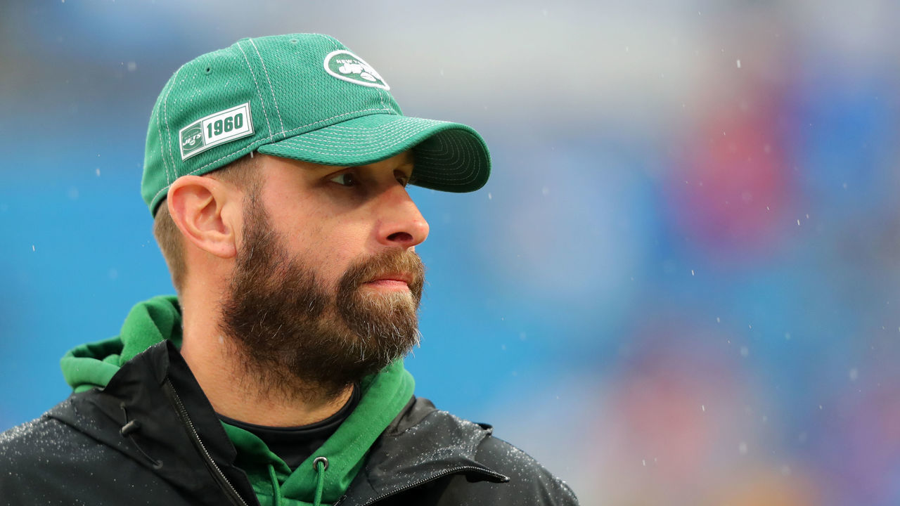 ORCHARD PARK, NY - DECEMBER 29: Head coach Adam Gase of the New York Jets on the sideline before a game against the Buffalo Bills at New Era Field on December 29, 2019 in Orchard Park, New York. Jets beat the Bills 13 to 6.