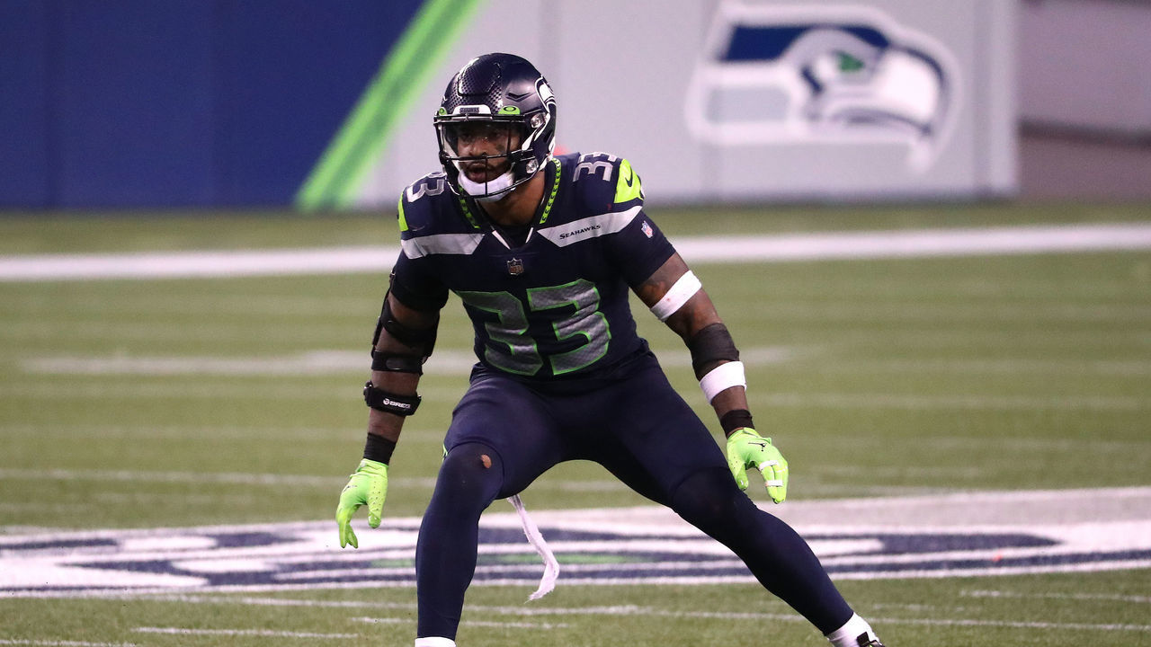 SEATTLE, WASHINGTON - SEPTEMBER 20: Jamal Adams #33 of the Seattle Seahawks in action in the fourth quarter against the New England Patriots at CenturyLink Field on September 20, 2020 in Seattle, Washington.
