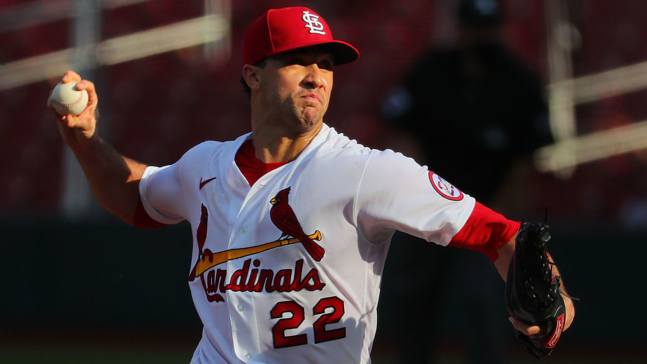ST LOUIS, MO - SEPTEMBER 25: Jack Flaherty #22 of the St. Louis Cardinals delivers a pitch against the Milwaukee Brewers in the second inning during game one of a doubleheader at Busch Stadium on September 25, 2020 in St Louis, Missouri.