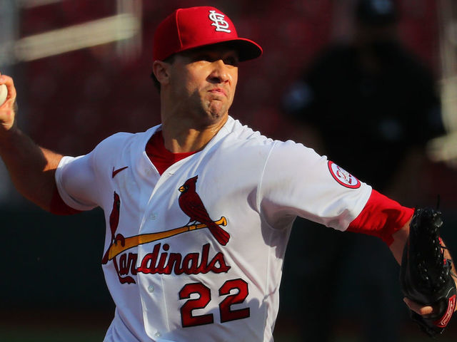 This is a 2020 photo of Jack Flaherty of the St. Louis Cardinals