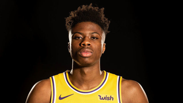 EL SEGUNDO, CA - SEPTEMBER 27: Kostas Antetokounmpo #37 of the Los Angeles Lakers poses for a portrait during media day on September 27, 2019 at the UCLA Health Training Center in El Segundo, California. NOTE TO USER: User expressly acknowledges and agrees that, by downloading and/or using this photograph, user is consenting to the terms and conditions of the Getty Images License Agreement. Mandatory Copyright Notice: Copyright 2019 NBAE