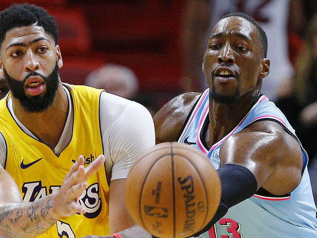 Lakers Davis Adebayo Presents Same Challenges As Jokic Thescore Com