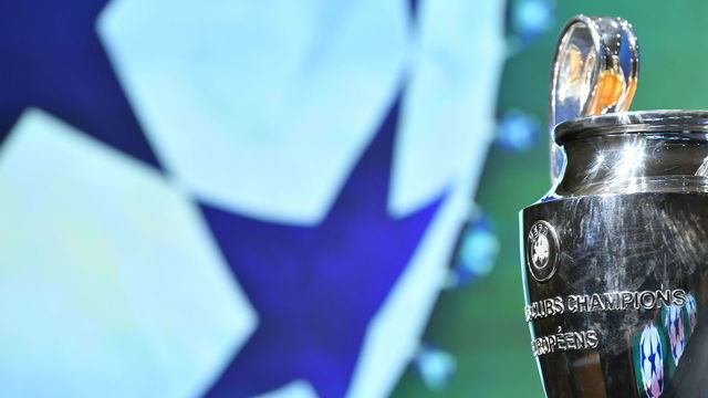 NYON, SWITZERLAND - JULY 17: A detailed view of the UEFA Champions League trophy during the UEFA Champions League 2020/21 Preliminary Round draw at the UEFA headquarters, The House of European Football on July 17, 2020 in Nyon, Switzerland.