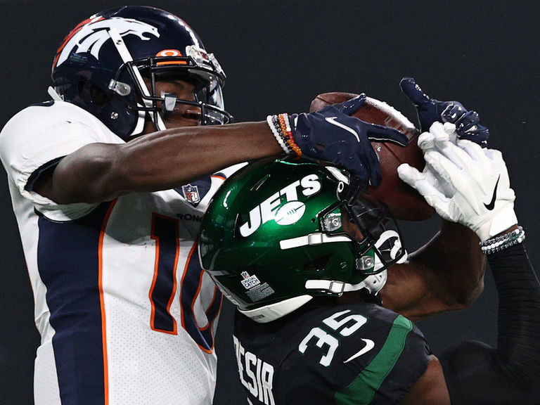 Broncos top winless Jets 37-28 for first victory of season