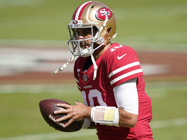 Garoppolo Replaced At Halftime In Blowout Loss To Dolphins Thescore Com