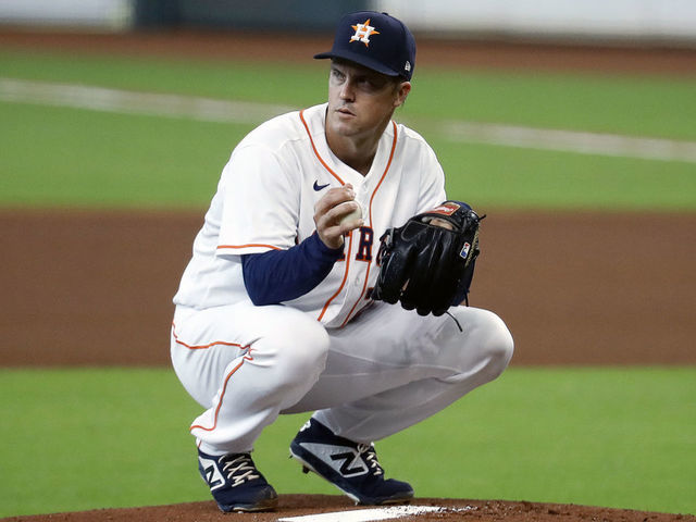 Zack Greinke's mound repair, 08/23/2020