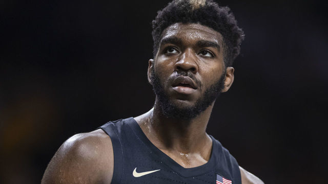 SOUTH BEND, IN - MARCH 04: Patrick Williams #4 of the Florida State Seminoles is seen during the game against the Notre Dame Fighting Irish at Purcell Pavilion on March 4, 2020 in South Bend, Indiana.