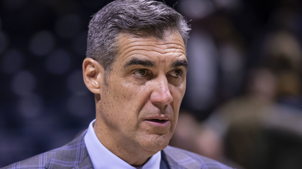 CINCINNATI, OH - FEBRUARY 22: Head coach Jay Wright of the Villanova Wildcats is seen after the game against the Xavier Musketeers at Cintas Center on February 22, 2020 in Cincinnati, Ohio.