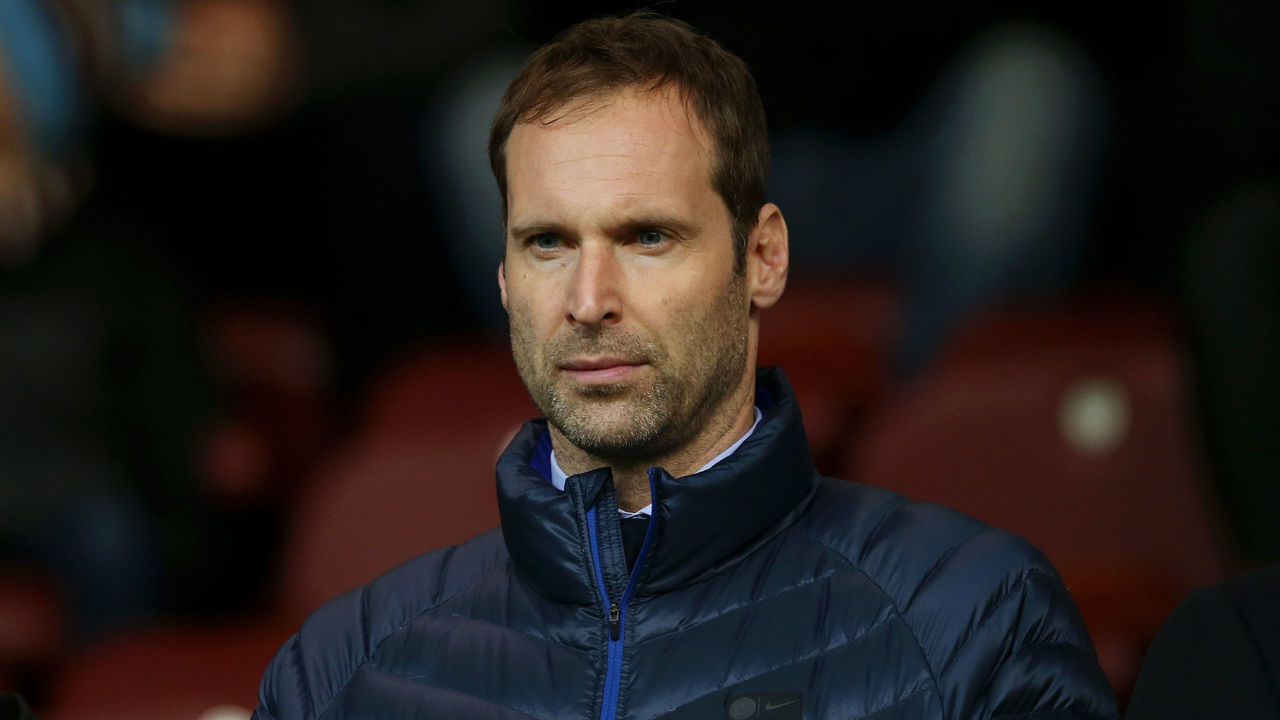 BURNLEY, ENGLAND - OCTOBER 26: Petr Cech, technical and performance advisor at Chelsea, looks on during the Premier League match between Burnley FC and Chelsea FC at Turf Moor on October 26, 2019 in Burnley, United Kingdom.