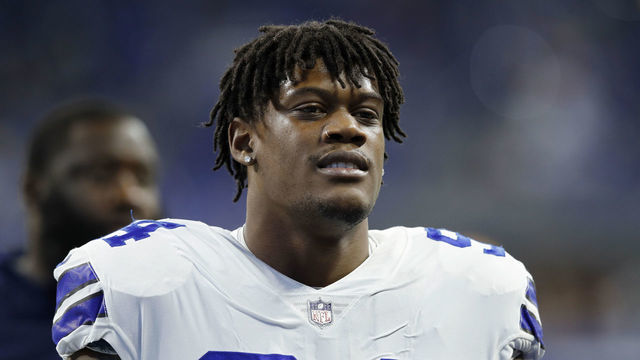 INDIANAPOLIS, IN - DECEMBER 16: Randy Gregory #94 of the Dallas Cowboys looks on during the game against the Indianapolis Colts at Lucas Oil Stadium on December 16, 2018 in Indianapolis, Indiana. The Colts won 23-0.