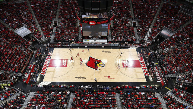LOUISVILLE, KY - NOVEMBER 17: General view of the arena as the Jacksonville State Gamecocks take on the Louisville Cardinals at KFC Yum! Center on November 17, 2014 in Louisville, Kentucky. Louisville defeated Jacksonville State 88-39.