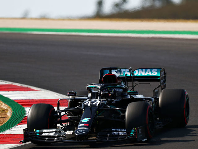 Hamilton Set For Possible Record Breaking Portuguese Gp After Capturing Pole Thescore Com