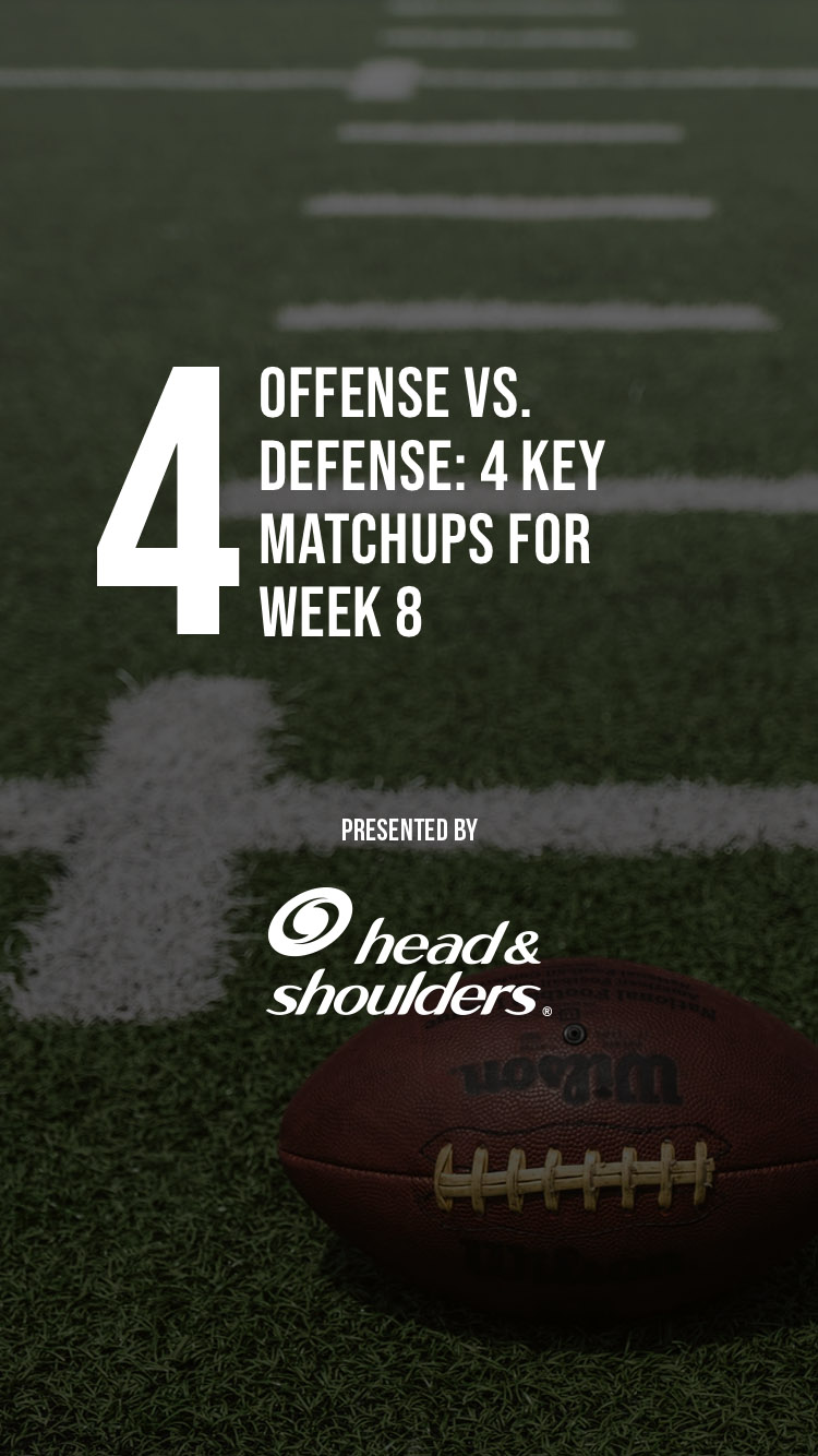 Offense vs. Defense: 4 key matchups for Week 8