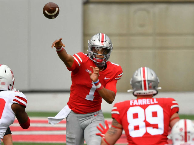 Justin Fields Ohio State Jersey Buckeyes #1 College NCAA Football Red