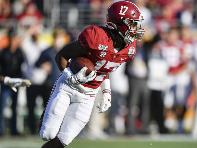 Saban says Alabama's Jaylen Waddle out for rest of season