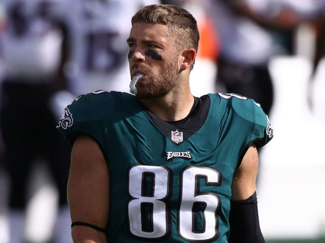 : Philadelphia Eagles Zach Ertz Scores The Game Winning