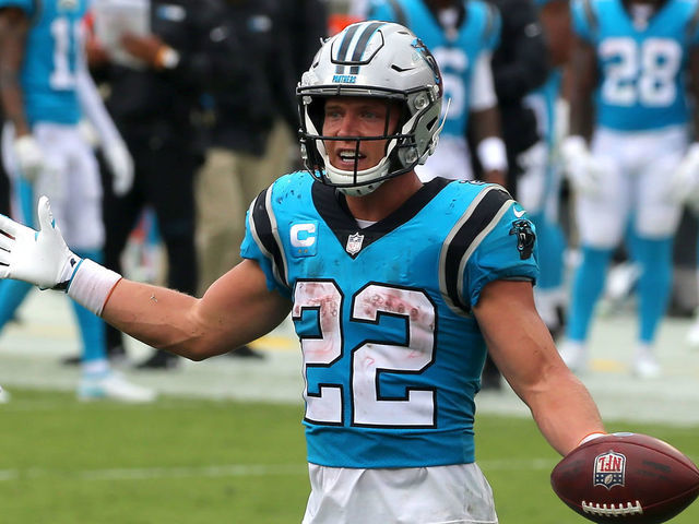 Christian McCaffrey (thigh) held out of Wednesday's practice