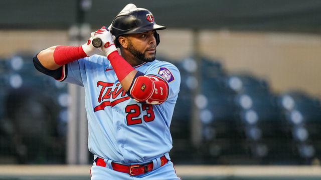 MINNEAPOLIS, MN - SEPTEMBER 02: Nelson Cruz #23 of the Minnesota Twins bats against the Chicago White Sox on September 2, 2020 at Target Field in Minneapolis, Minnesota.