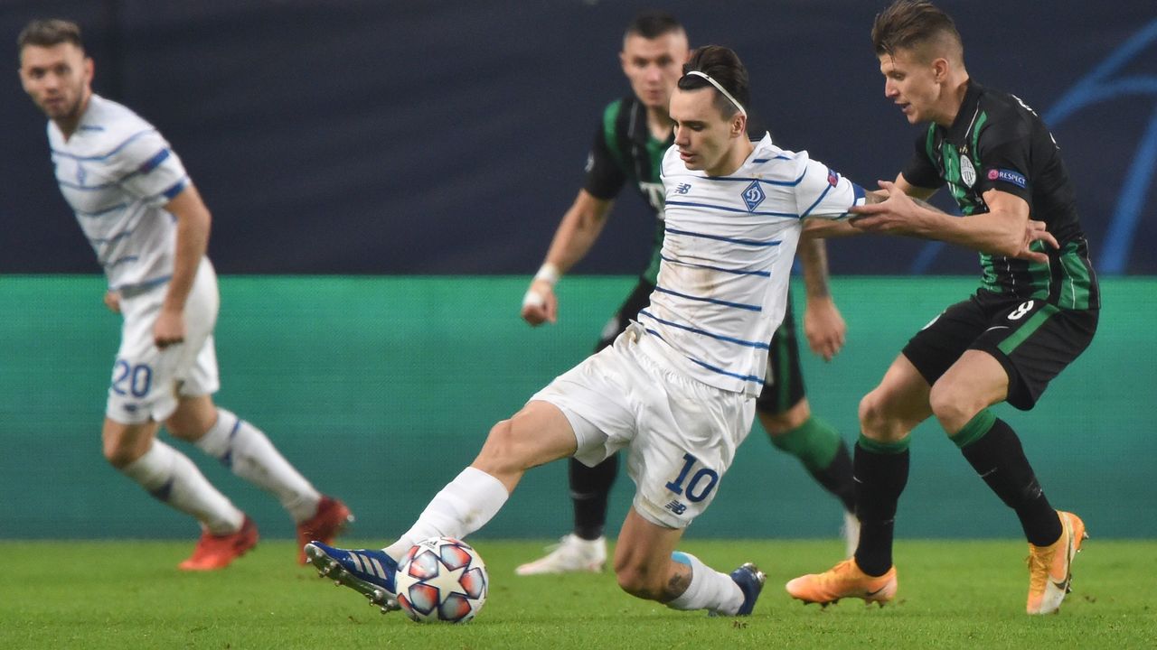 Ferencvaros draws 2-2 with Dynamo Kyiv in Champions League