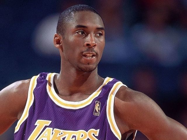 UNITED STATES - NOVEMBER 17: Basketball: Los Angeles Lakers Kobe Bryant (8) on court during game vs Phoenix Suns, Phoenix, AZ 11/17/1996