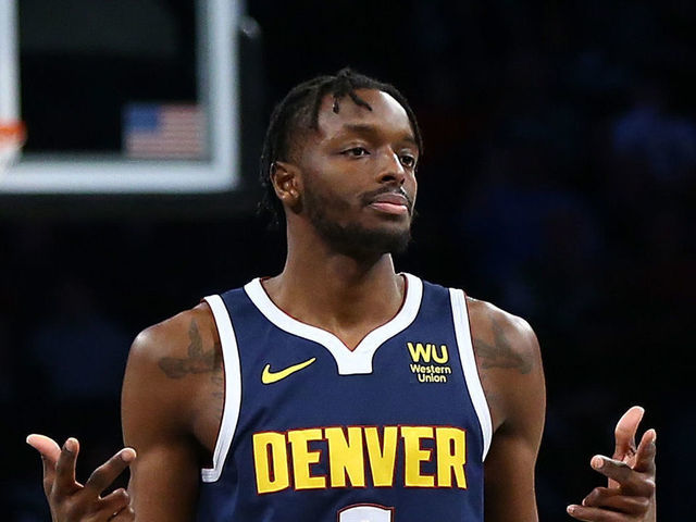 NEW YORK, NEW YORK - DECEMBER 08: Jerami Grant #9 of the Denver Nuggets in action against the Brooklyn Nets at Barclays Center on December 08, 2019 in New York City. Brooklyn Nets defeated the Denver Nuggets 105-102.