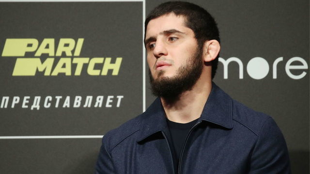 MOSCOW, RUSSIA - NOVEMBER 8, 2019: MMA fighter Islam Makhachev ahead of a weigh-in prior to the UFC Fight Night 163 at the CSKA Arena. Valery Sharifulin/TASS