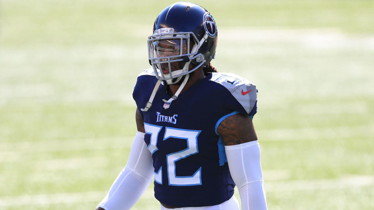 CINCINNATI, OH - NOVEMBER 01: Tennessee Titans running back Derrick Henry (22) during the game against the Tennessee Titans and the Cincinnati Bengals on November 1, 2020, at Paul Brown Stadium in Cincinnati, OH.