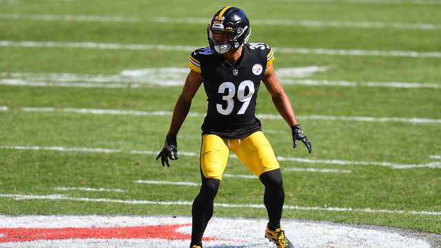 PITTSBURGH, PA - SEPTEMBER 20: Minkah Fitzpatrick #39 of the Pittsburgh Steelers in action during the game against the Denver Broncos at Heinz Field on September 20, 2020 in Pittsburgh, Pennsylvania.