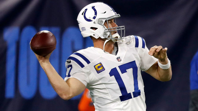 NASHVILLE, TENNESSEE - NOVEMBER 12: Philip Rivers #17 of the Indianapolis Colts participates in warmups prior to a game against the Tennessee Titans at Nissan Stadium on November 12, 2020 in Nashville, Tennessee.
