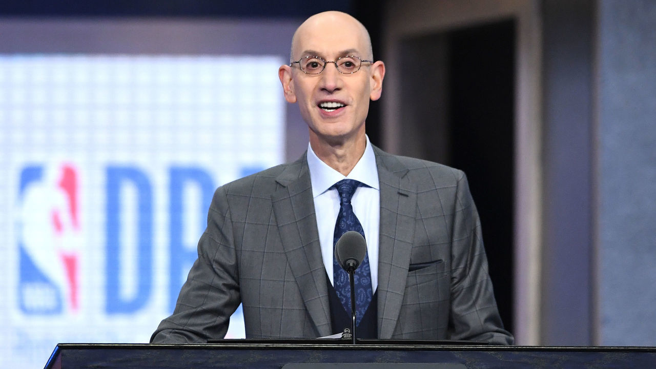 NEW YORK, NEW YORK - JUNE 20: NBA Commissioner Adam Silver speaks during the 2019 NBA Draft at the Barclays Center on June 20, 2019 in the Brooklyn borough of New York City.