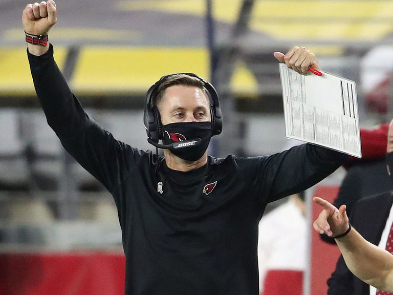 Cardinals' Kliff Kingsbury: 'I will be better' about wearing face mask