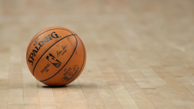 WASHINGTON, DC - MARCH 10: A general view of an NBA basketball at Capital One Arena on March 10, 2020 in Washington, DC.