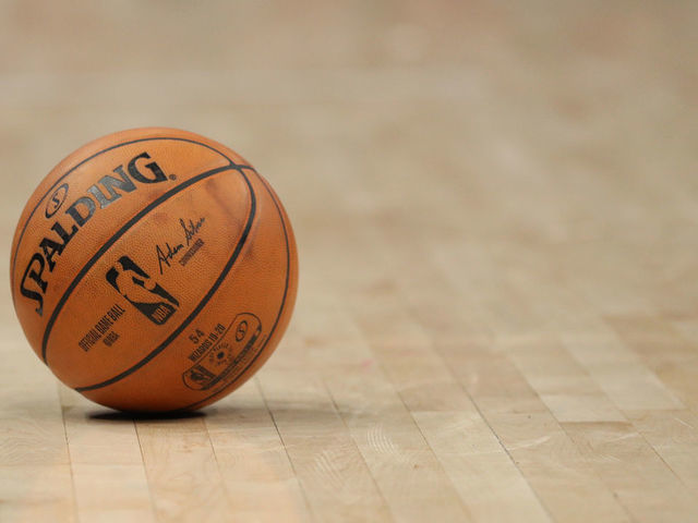 WASHINGTON, DC - MARCH 10: A general view of an NBA basketball at Capital One Arena on March 10, 2020 in Washington, DC.