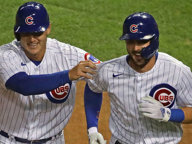 Chicago Cubs Willson Contreras Anthony Rizzo Kris Bryant Javier