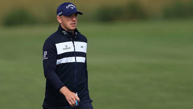 ST SIMONS ISLAND, GEORGIA - NOVEMBER 19: Matt Wallace of England walks the eighth hole during the first round of The RSM Classic at the Seaside Course at Sea Island Golf Club on November 19, 2020 in St Simons Island, Georgia.