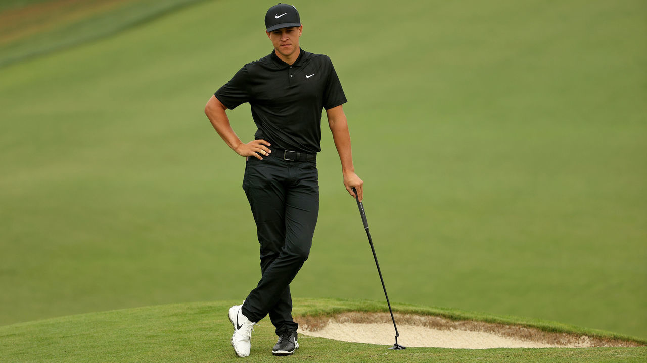AUGUSTA, GEORGIA - NOVEMBER 15: Cameron Champ of the United States stands on the second green during the final round of the Masters at Augusta National Golf Club on November 15, 2020 in Augusta, Georgia.