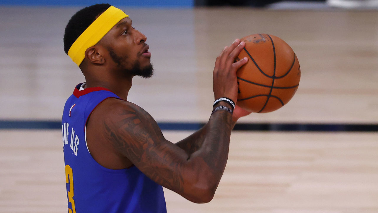LAKE BUENA VISTA, FLORIDA - SEPTEMBER 18: Torrey Craig #3 of the Denver Nuggets shoots a free throw against the Los Angeles Lakers during the first quarter in Game One of the Western Conference Finals during the 2020 NBA Playoffs at AdventHealth Arena at the ESPN Wide World Of Sports Complex on September 18, 2020 in Lake Buena Vista, Florida.