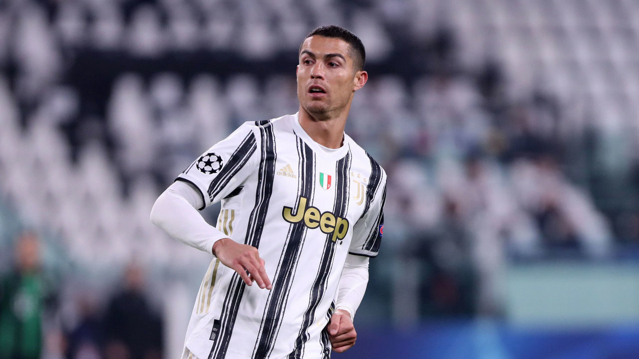 ALLIANZ STADIUM, TORINO, ITALY - 2020/11/24: Cristiano Ronaldo of Juventus Fc during the UEFA Champions League Group G match between Juventus Fc and Ferencvaros . Juventus Fc wins 2-1 over Ferencvaros.