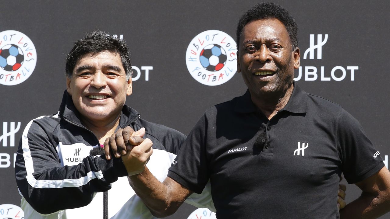 Pele Mourns Maradona We Will Kick A Ball Together In Heaven Thescore Com