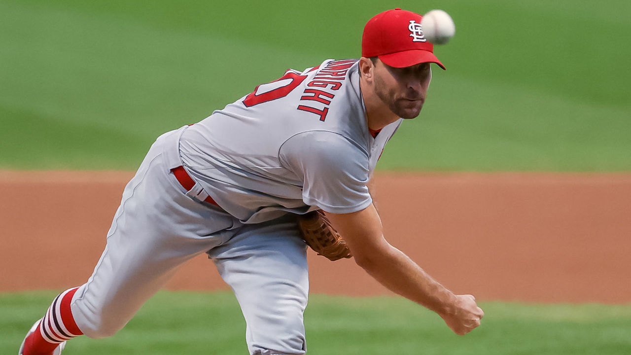 MILWAUKEE, WISCONSIN - SEPTEMBER 16: Adam Wainwright #50 of the St. Louis Cardinals pitches in the first inning against the Milwaukee Brewers during game one of a doubleheader at Miller Park on September 16, 2020 in Milwaukee, Wisconsin.