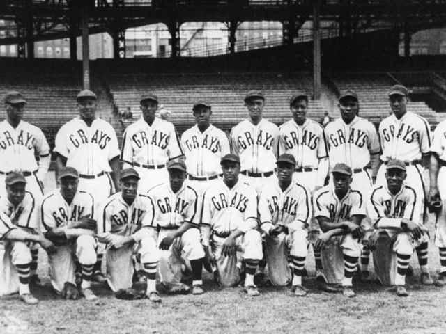 A panoramic team photo of the Negro League Kansas City Monarchs was News  Photo - Getty Images