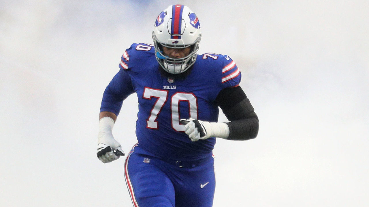 ORCHARD PARK, NEW YORK - OCTOBER 19: Buffalo Bills take the field prior to a game against the Kansas City Chiefs at Bills Stadium on October 19, 2020 in Orchard Park, New York.