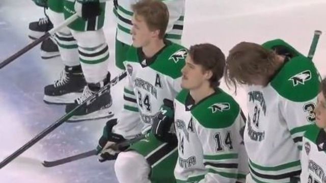 North Dakota's Bernard-Docker, Weatherby kneel during anthem
