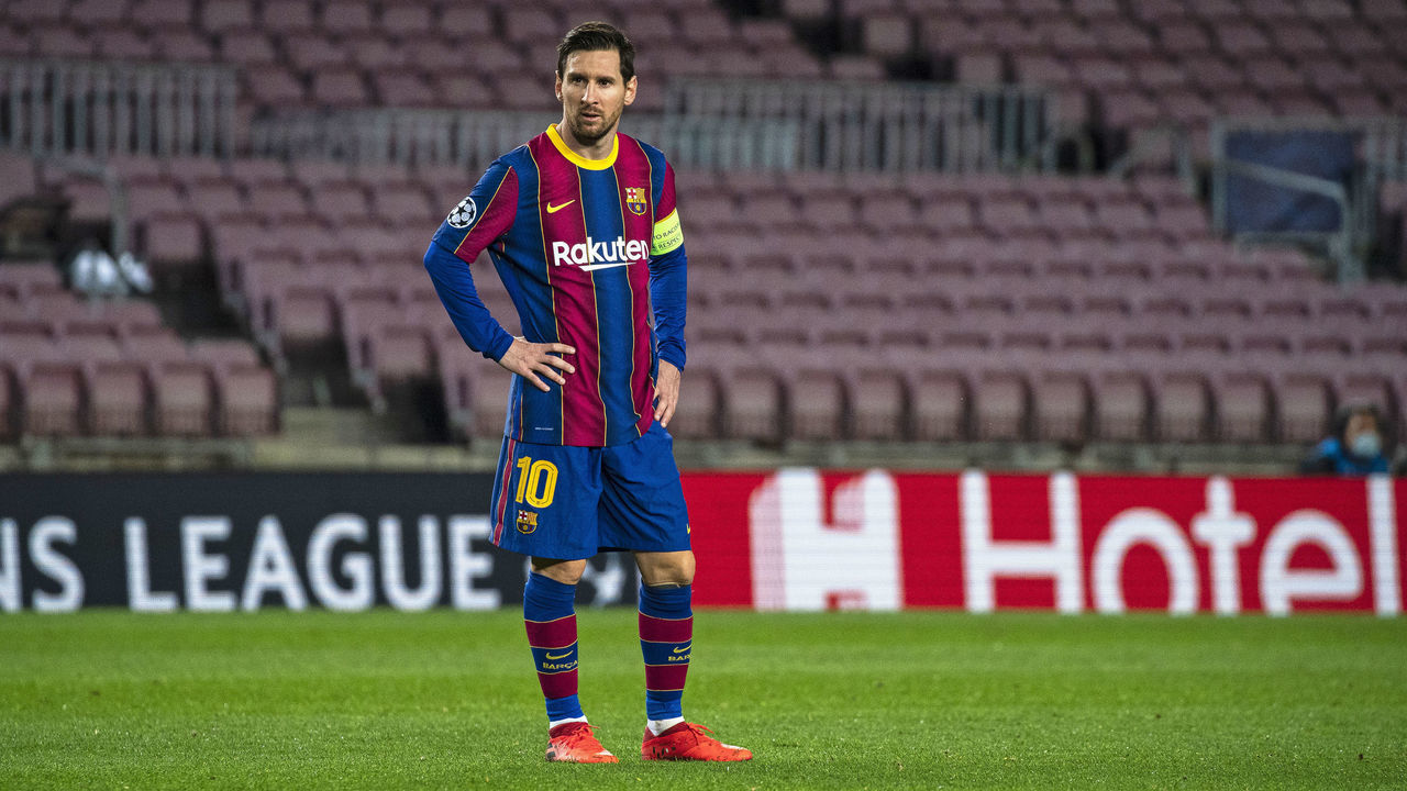 Leo Messi during the match between FC Barcelona and FC Dynamo Kyiv, corresponding to the week 4 of the UEFA Champions League, played at the Camp Nou Stadium, on 04th November 2020, in Barcelona, Spain. --
