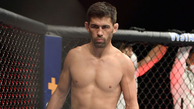 JACKSONVILLE, FLORIDA - MAY 09: Dominick Cruz prepares to fight Henry Cejudo in their UFC bantamweight championship fight during the UFC 249 event at VyStar Veterans Memorial Arena on May 09, 2020 in Jacksonville, Florida.