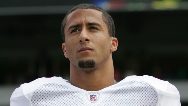 SAN FRANCISCO, CA - OCTOBER 02: Colin Kaepernick #7 of the San Francisco 49ers stands on the sideline during the game against the Philadelphia Eagles at Lincoln Financial Field on October 2, 2011 in Philadelphia, Pennsylvania. The 49ers defeated the Eagles 24-23.