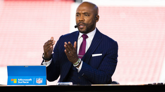 SANTA CLARA, CA - OCTOBER 07: ESPN Monday Night Football Studio Analysts Louis Riddick during the NFL regular season football game between the Cleveland Browns and the San Francisco 49ers on Monday, Oct. 7, 2019 at Levi's Stadium in Santa Clara, Calif.