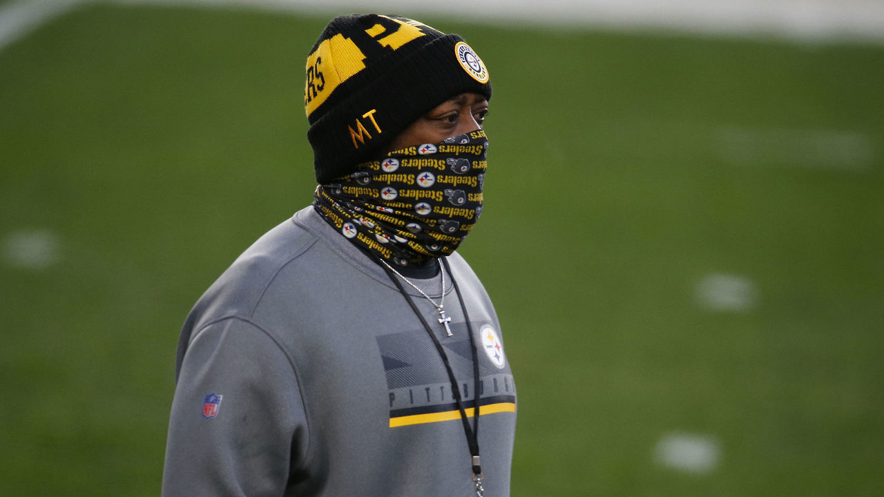 PITTSBURGH, PA - DECEMBER 08: Head coach Mike Tomlin of the Pittsburgh Steelers in action against the Washington Football Team on December 8, 2020 at Heinz Field in Pittsburgh, Pennsylvania.
