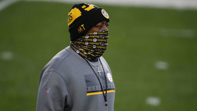 PITTSBURGH, PA - DECEMBER 08: Head coach Mike Tomlin of the Pittsburgh Steelers in action against the Washington Football Team on December 8, 2020 at Heinz Field in Pittsburgh, Pennsylvania.