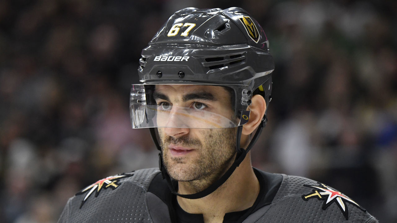 LAS VEGAS, NEVADA - MARCH 03: Max Pacioretty #67 of the Vegas Golden Knights skates during the third period against the New Jersey Devils at T-Mobile Arena on March 03, 2020 in Las Vegas, Nevada.